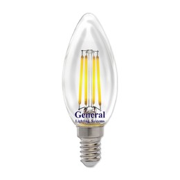 Лампа GLDEN-CS-DEM-8-230-E14-4500
