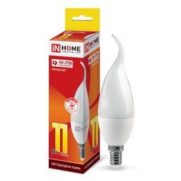 Лампа сд LED-СВЕЧА НА ВЕТРУ-VC 11Вт 230В Е14 3000К 990Лм IN HOME